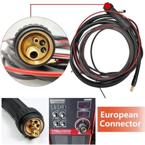 Front view of INTSUPERMAI 110V portable line boring and welding bore welder with European connector and long cables