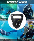 Compact 150 Foot Scuba Dive Reel With Thumb Stopper for cave, wreck, drift, and scuba diving adventures collage