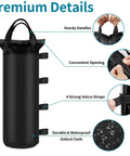 Four Heavy Duty Sand Bags For Canopy And Gazebo Legs Extra Large 6 By 20 Inch Sand Bags Without Sand Perfect For Pop Up Tents