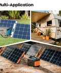 10AWG Anderson Y Splitter Cable For Solar Panels And Portable Power Stations Branch Parallel Adapter in RV setup.