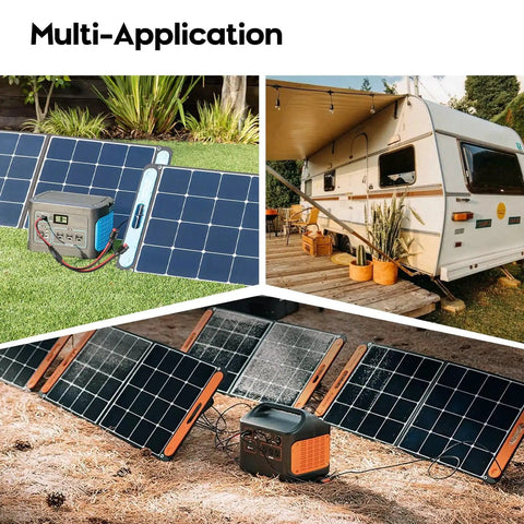 10AWG Anderson Y Splitter Cable For Solar Panels And Portable Power Stations Branch Parallel Adapter in RV setup.