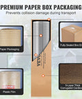 Real Deal 1/2 Inch Hardware Cloth, 24 By 25 Ft Roll, 19 Gauge Hot Dipped Galvanized Steel Wire Mesh packaging with paper and plastic details.
