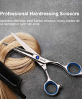 Pro Grade 6.5 Inch Right Hand Hair Cutting Scissors Razor Edge Barber Shears For Salon Use Made From Japanese 440C Stainless Steel