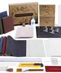 All In One 145Pcs Book Binding Kit For Beginners With A5 Paper And Tools Like Needles, Thread, Awl, Gauze, Book Cloth
