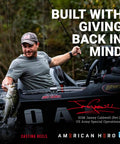 Top Shelf Baitcast Fishing Reel With One Piece Graphite Frame And Tough Aluminum Handle engineered for smooth freshwater fishing action.