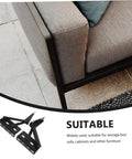 spring-loaded folding sofa hinges suitable for sofas and cabinets, demonstrating space-saving functionality for home furniture