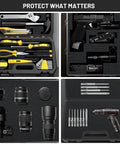 Dual Thickness Foam Insert Kit With Pick And Pluck Layers For Tool Drawers And Game Cases 4 Piece Set Including Two 12x12x2 Inches Sheets And Two 12x12x0.4 Inches Sheets For Customizable Protective Organizers in tool cases