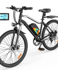 Side view of All Terrain Electric Mountain Bike With 1000W Peak Power, 20 mph Top Speed, 70 Mile Range, 7 Speed Shifting