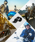 Four Black Motorcycle Throttle Mounts Ride Ready Wrist Throttle Assist Rest For Handlebar Grips Cruise Control Assist