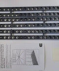 Two In One Quick-Pitch And Pre-Pitch DIY Kit Bundle For Easy Install With 12 Plastic Float Sticks, center ring, screws, and tape
