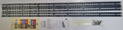 Two In One Quick-Pitch And Pre-Pitch DIY Kit Bundle For Easy Install With 12 Plastic Float Sticks, center ring, screws, and tape