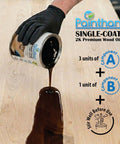 Game Changing One Coat Interior Wood Oil Finish With Fast Fix Accelerator And Zero Voc Friendly Formula For Lazy Weekend Projects and Snazzy Oak Floor Refreshes In Your Dream Space, pouring from can.