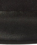 Close-up of black ergonomic gel wrist rest mouse pad with non-slip base for pain relief and smooth tracking.
