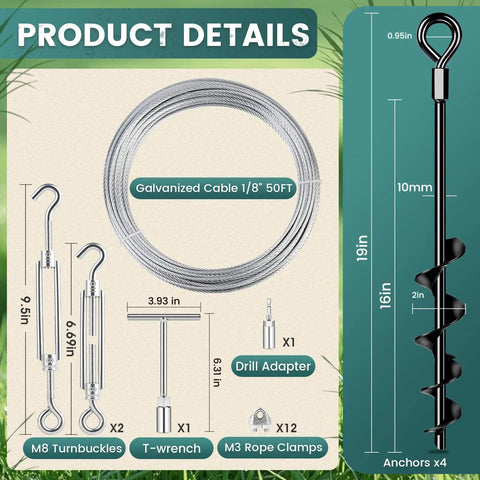 Badass Heavy Duty Spiral Ground Anchors For Mobile Homes Backyards And Sheds Tough As Nails Carbon Steel Tie Down Kit Never Budge In Eighty Mile Wind Gusts