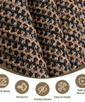 Close-up of 6x8 Ft Sun Shade Cloth With 95 Percent UV Protection HDPE Material Outdoor Shade Tarp With Grommets for patio use
