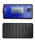 3CH Digital Servo Tester and ESC Checker for CCPM Consistency and Precise Speed Control includes 2 battery holder cases.