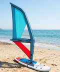 Dope Inflatable Wing Surfing Kit For Water Sports With 2.2 Square Meter Blue Wing Shaped Board PVC Inflatable Pump And Easy Setup