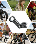 Adjustable Bike Stem 31.8mm Clamp With 100mm Or 120mm Length And 60 Degree Riser, compatible with various bike types.
