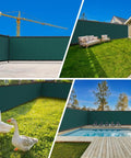 Heavy Duty Privacy Fence Screen 4x50 Ft Mesh Shade Net 170GSM with 90 Percent Blockage for wall, garden, yard and backyard.