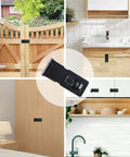 Keyed Hasp Lock 4 Inch Heavy Duty Pack Lock Clasp for Cabinets, Closets, Doors, Barns, Black Zinc Alloy, Brushed Finish