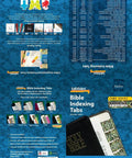 Slick Forest Camo Bible Tabs For Study Bibles And Journals With Dope Self Adhesive Backing Quick Reference Index Stickers displayed on package.