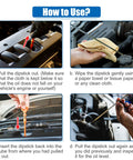 Steps to use Engine Oil Dipstick For Honda Accord Crosstour Odyssey Pilot Ridgeline 2003-2017 Replacement 15650-RCA-A02.