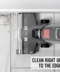 Corded Hard Floor Cleaner Machine Delivering No Sweat Washing And Vacuum In One Move With Smart Edge Reach at floor edge.
