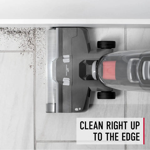 Corded Hard Floor Cleaner Machine Delivering No Sweat Washing And Vacuum In One Move With Smart Edge Reach at floor edge.
