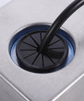 Check These 10 Pack Black Cable Grommets For Your Desk. Petalshaped Design Makes Wiring A Breeze With Secure Grip Locking Tabs To Save The Day And Keep Cords Safe From Damage While Styling Out Your Setup. black nylon cable grommet in desk hole with cable