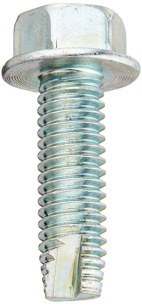 Job Site Proven Heavy Duty Steel Thread Cutting Screws With Zinc Plated Hex Washer Head And Type 23 Blunt Point For Soft Metal No Sweat Mounting Hassle Free Installation Shop Ready Fasteners 3/8 X 1/4 Inch Pack Of Ten