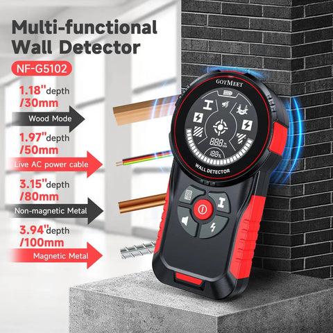 Ditch The Headache On Your Next Renovation With This Straight Up Rechargeable Stud Finder Wall Scanner Sharp Sensors Catch Wood Studs Metal Pipes And Live AC Wires Every Time