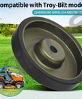 Swap-In Reverse Disc For Horse Tiller 3 3/4 Inch Replacement Part With Rubber And Metal Build, Compatible With Troy-Bilt Tillers DP Models Since 1989, Replaces GW-1919 and 756-04171, Durable Tiller Accessory.