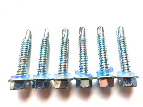 Heavy Duty Steel Clutch Cover Screw Bolts Replacement Kit For Polaris 7519330 M6x35 six steel bolts with washers