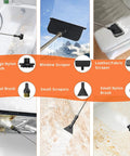 Hi-Temp Handheld Steam Cleaner 2500W With 3 Bar Pressure And 221F Quick Heat 1.7L Tank with various cleaning attachments
