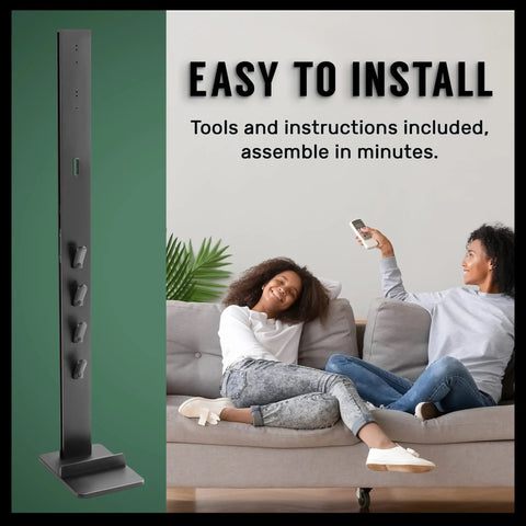 Docking Station Organizer And Vacuum Stand With Attachment Holder For Cordless Dyson V6 Through V15 And G5 Models Easy Drill Free Mount