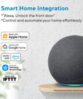 Smart Home Integration device with Apple Home, Google Home, Alexa, Samsung SmartThings, and IFTTT compatibility.