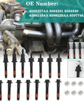 Exhaust Manifold Stud Bolt Nut Kit For Dodge Dakota Durango Ram 1500 Jeep Grand Cherokee Commander Mitsubishi Raider 4.7L V8