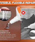 Application of Leather Glue 60ml Extra Strong Waterproof Flexible Adhesive For Leather And Vinyl With Fast Dry Tech Ideal For Shoes Bags Sofas Jackets Car Seats And Other Repairs