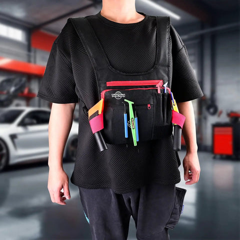 Heavy Duty Magnetic Tool Pouch With Adjustable Belt And Waterproof Oxford Fabric For Window Tint Vinyl Wrap Pros Who Want Boss Level Storage A Rock Solid Rig And Hella Easy Access