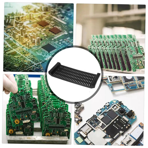 Durable Circuit Board Bracket Anti Static Storage Rack PCB Holder For Electronics Dope Display Stand in lab with PCBs