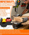 No Sweat Table Saw Paddle Switch Replacement With True Dual Voltage 125V And 250V showing compatibility with various Ryobi models.