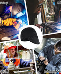 Reversible Welding Cap For Men And Women Flame Resistant Washable Cotton Welding Hat For Head Protection While Welding