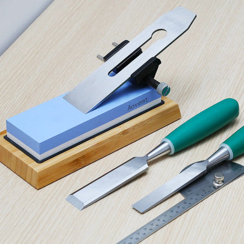 Honing Guide For Chisels And Planes With Precise Angle Control And Sharp Edge Every Time A Durable Sharpening Jig Visible On Table
