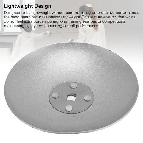 Stainless Steel Fencing Foil Guard For Epee Swords, ultra lightweight ergonomic hand shield with easy replacement view