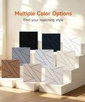 Super Easy Peel And Stick Acoustic Wall Panels High Density Polyester Fiber Sound Absorbing Tiles 12 Pack in multiple colors.