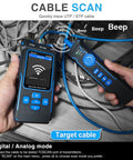 Ultimate All In One Boss Grade Network Cable Tester With Optical Power Meter For PoE Tests And QC Checks Featuring Continuity Test Cable Scan Length Measurement Port Flash VFL And NVC Functions, handheld scan mode