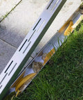 Stainless Steel Trench Drain Kit For Outdoor Patio Deck Yard and Driveway Built To Last Heavy Duty French Drain System in use