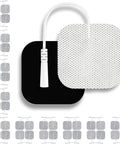 Universal Compatibility TENS Unit Replacement Pads 2x2 40 Pack Premium Reusable Electrodes Self Adhesive Non Irritating Stim Pads