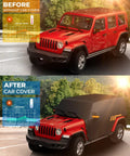 Wrangler Four Door Cab Cover For JK JL Unlimited 2007 To 2026 Waterproof All Weather Rain Windproof Scratch Resistant Auto Cover