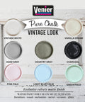 All In One Chalk Style Paint For Furniture Crafts And Home Decor DIY Eco Friendly Vintage White 33.81 Oz Primer Sealer colors